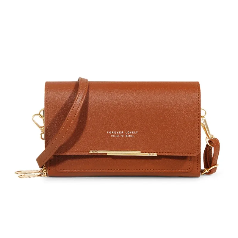 portefeuille coréen pour femmes, sac à main multi-cartes, grande capacité, sac à bandoulière décontracté, paquet de téléphone portable, nouveau style à la mode