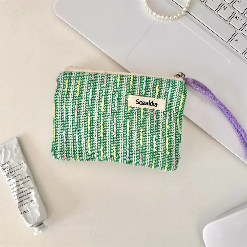 kawaii petit voyage cosmétique rouge à lèvres écouteur câble de données sac de rangement sac à main femmes portable mini maquillage sacs à main portefeuille pochette sac