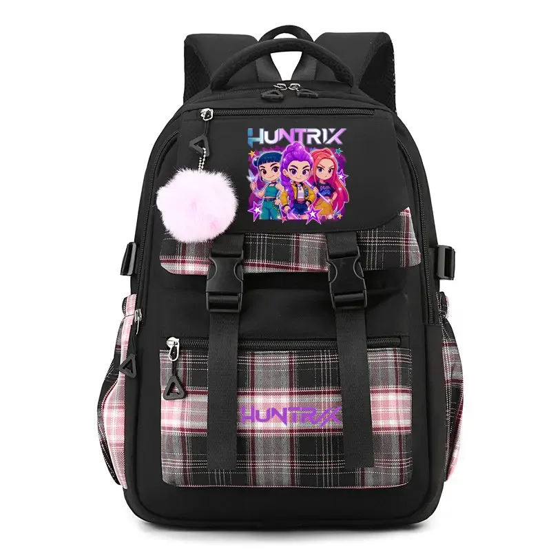 sac à dos d'étudiant k-pop demon hunters, cartable de grande capacité pour adolescents, sac à dos de voyage pour ordinateur portable pour femmes, cadeau
