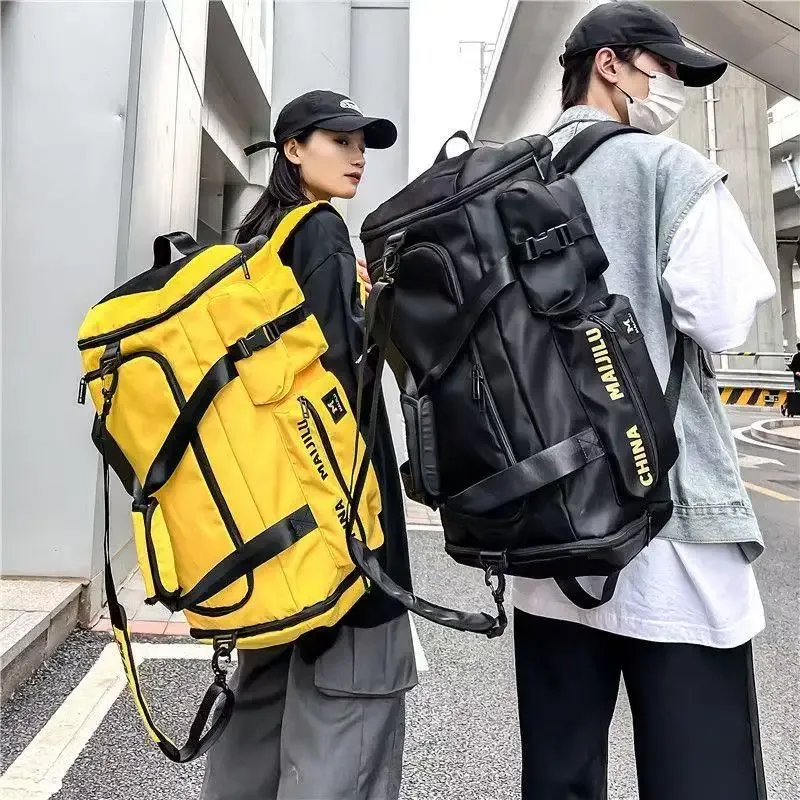 sac à dos de voyage de grande capacité pour hommes et femmes, imperméable, oxford, multifonctionnel, pour ordinateur portable, sac à bandoulière, sac à main pour salle de sport