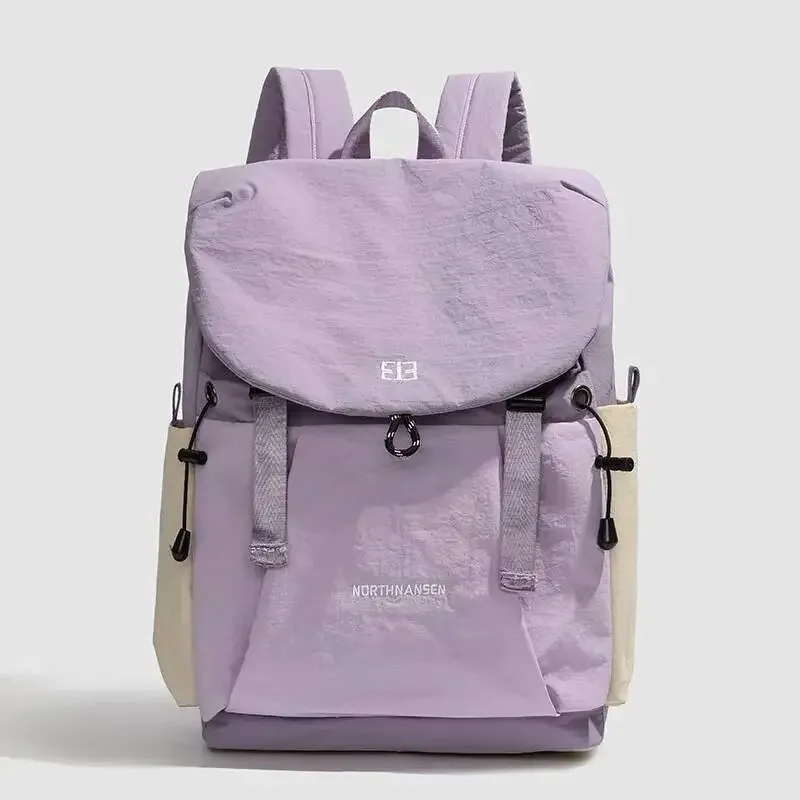 sac à dos de voyage à la mode, grande capacité, décontracté, léger, double sac à bandoulière pour hommes et femmes, banlieue