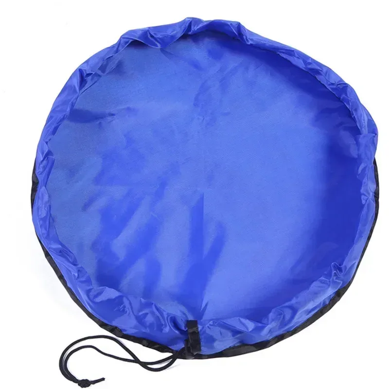 sac de rangement pour jouets d'enfants, tapis de jeu portable pour blocs de construction, organisateur multifonctionnel avec poignée de transport, cadeau de noël