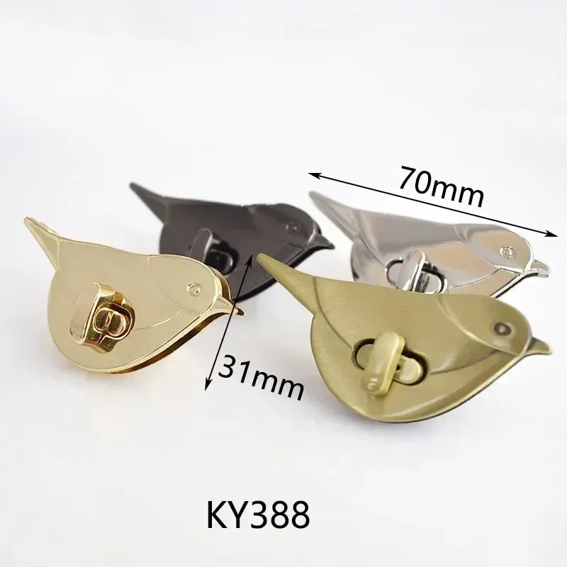 boucles de verrouillage de sac en métal, 2 pièces, serrures torsadées pour sac à main pour femmes, sacs à bandoulière, fermoir de loquet, accessoires de quincaillerie de bricolage