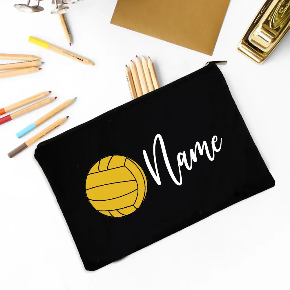 sac à crayons de football personnalisé, trousse à crayons avec nom personnalisé, fournitures de papeterie scolaire, sacs de rangement, cadeau de noël et d'anniversaire pour enfant