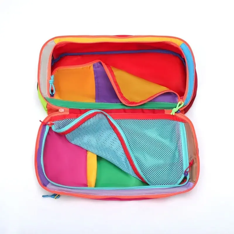 sac à dos en nylon de grande capacité, sac d'école pour étudiants, sac à bandoulière double pour voyage et déplacements quotidiens, léger avec sangle rembourrée souple