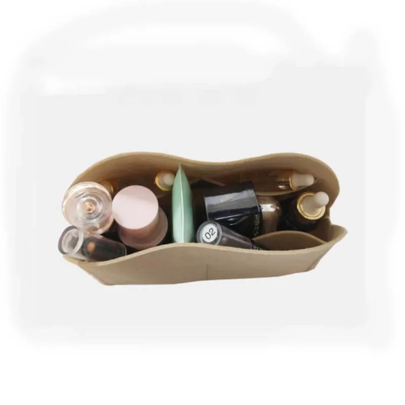 organisateur de sac alma bb, organisateur de maquillage pour petit sac à main, organisateur de sac intérieur portable, organisateur de sac à cosmétiques en forme de coquille, cadeau de noël