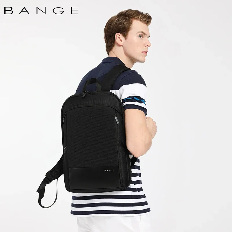 sac dos oxford université polyester noir bandes grises poche limon souple voyage ordinateur portable