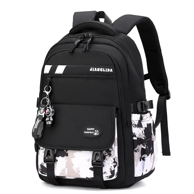 sac à dos de voyage pour homme, motif camouflage graffiti, grande capacité, pour voyages en plein air, sac d'école imperméable pour étudiants.