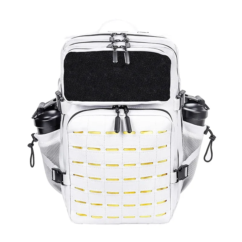 lhi 45l sac à dos tactique hommes noir spotrs athlète sac de sport camping en plein air randonnée sac à dos armée assaut pack avec porte-bouteille