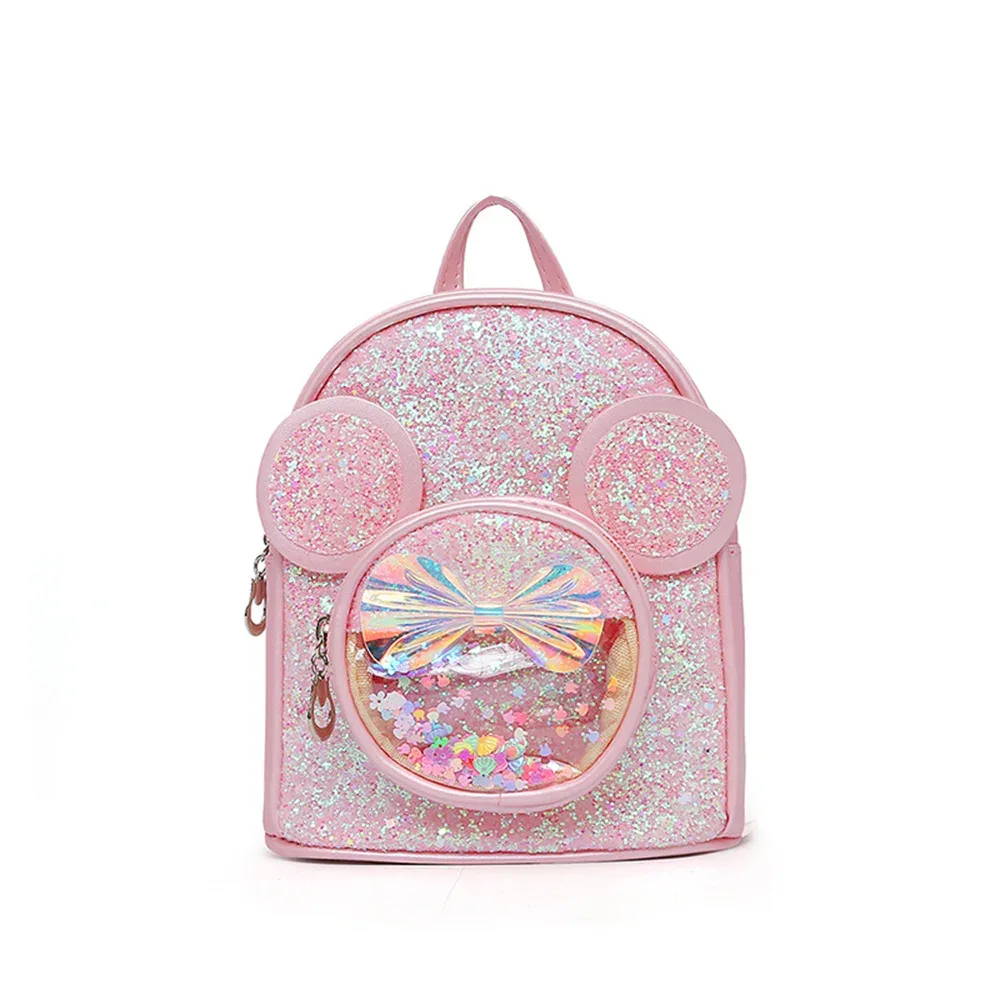 nom personnalisé enfants mignon brillant sac à dos princesse filles dessin animé sac à dos personnalisé enfants mode maternelle sac à dos