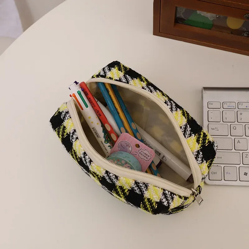 sac de rangement en toile kawaii, sac de rangement de voyage pour cosmétiques rouges à lèvres, kits de maquillage mignons pour femmes, sacs à main organisateur portefeuille étuis à crayons