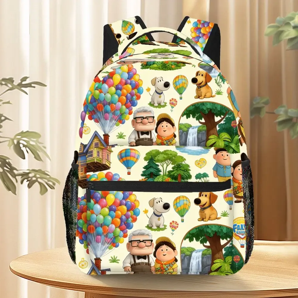 sac à dos imprimé up movie, sac d'école avec personnage carl russell dug pour adolescents, sac de voyage léger