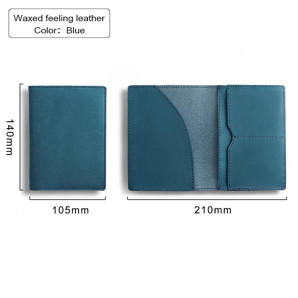 porte-passeport en cuir pour les essentiels de voyage, étui mince pour passeport, portefeuille de voyage, sac pour cartes de crédit pliable pour femmes et hommes
