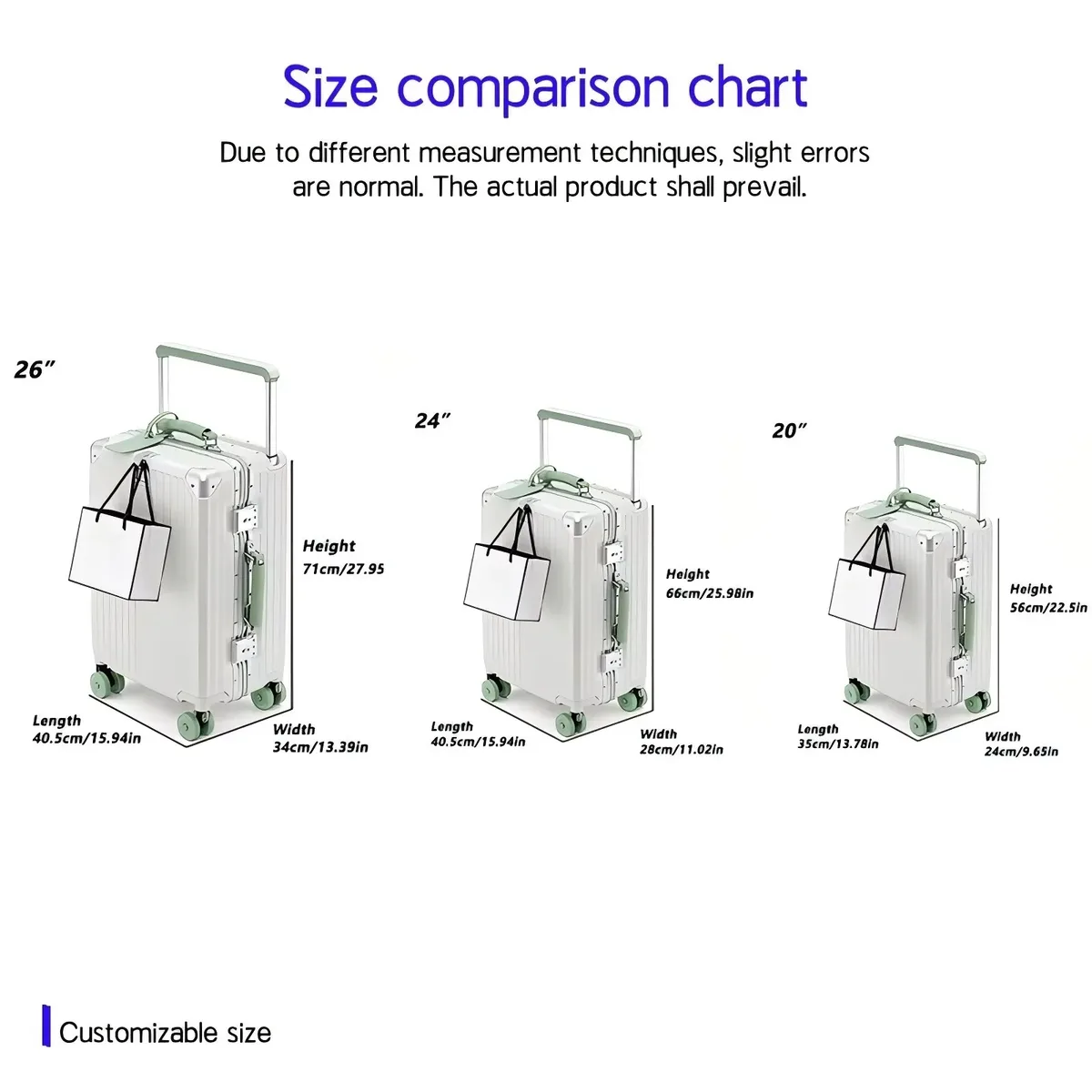 valise bagage roulant pc aluminium serrure tsa roues silencieuses poignées transport amovibles compartiments internes organisés usage voyage