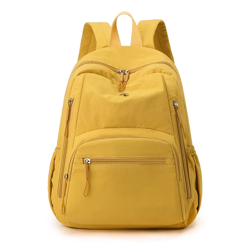 nouveau tissu en nylon imperméable léger grande capacité sac à dos à bandoulière série bouffante simple marée de déplacement dames sacs à bandoulière