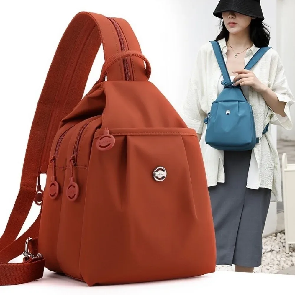 nouveau sac à dos en tissu oxford, grande capacité, sacs de poitrine imperméables, sac de voyage multi-usages multi-couches, randonnée en plein air