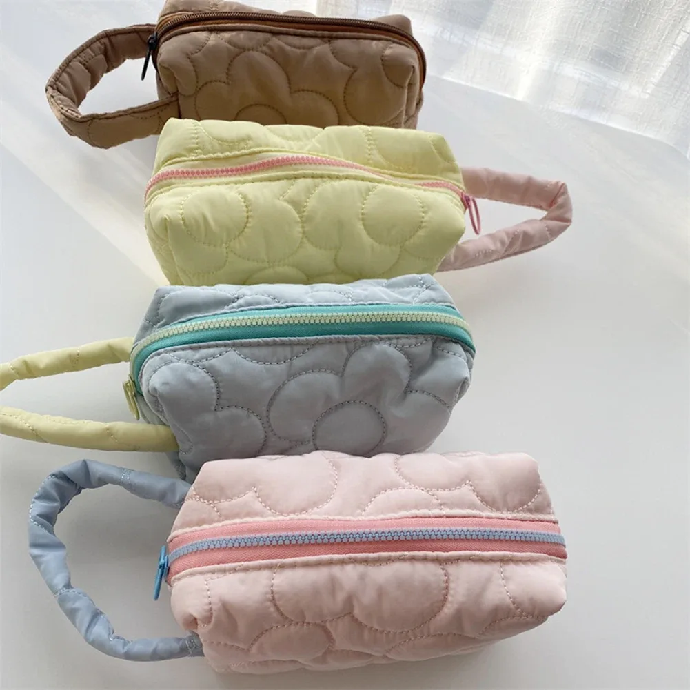 sacs à main en coton pour femmes sac de rangement tendance étui à cosmétiques de haute qualité sacs à maquillage coréens pour femmes sac de voyage décontracté sac à cosmétiques