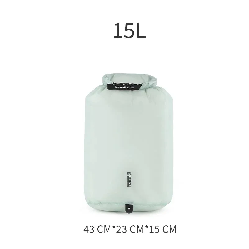 sac étanche ultraléger pu8000mm pour la natation, le camping, la randonnée, pochette de rangement, organisateur de bagages de voyage, sac à vêtements 9l 15l 20l