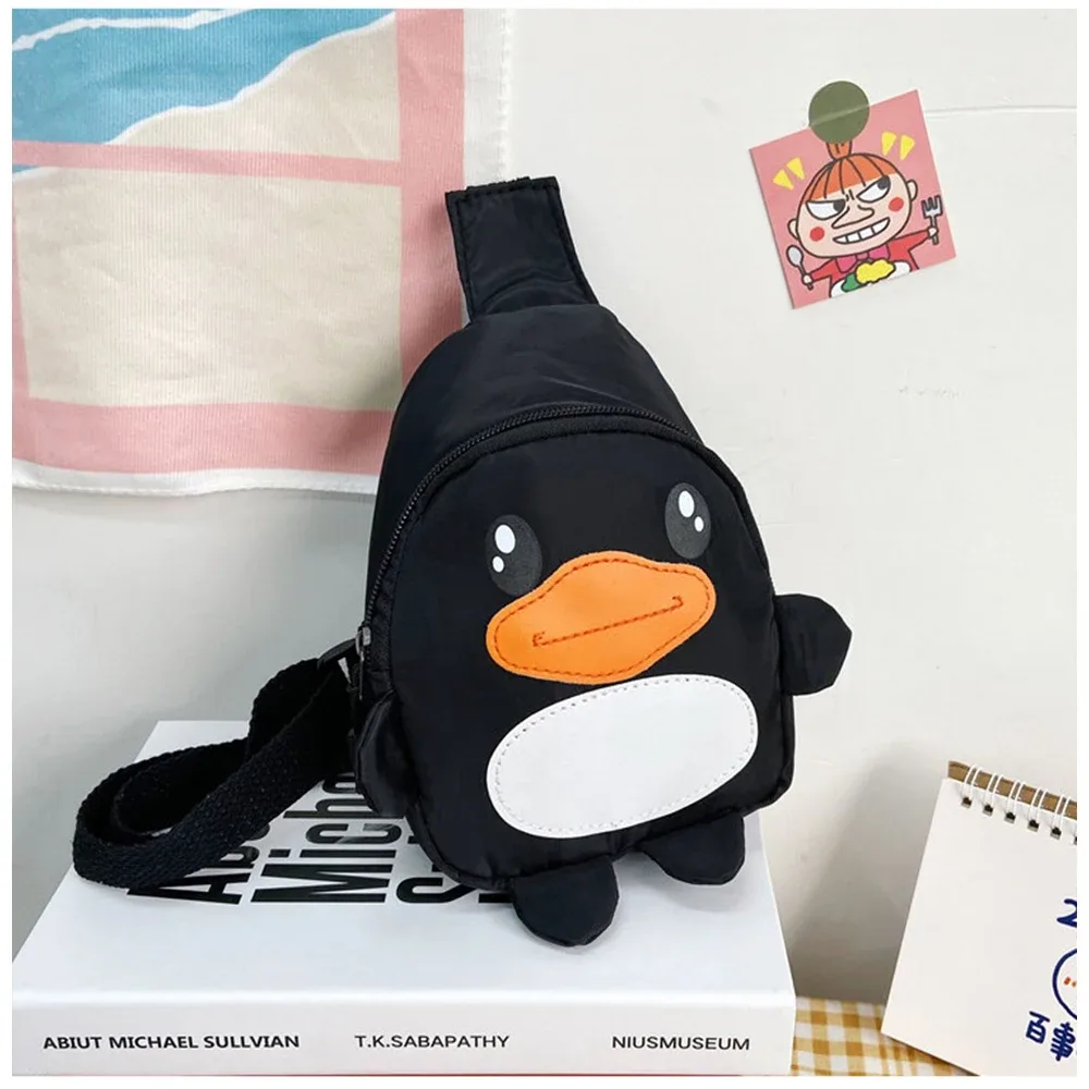sac à bandoulière en forme de canard de dessin animé, broderie personnalisée, cadeau fait à la main, pour bébé, nouvelle collection