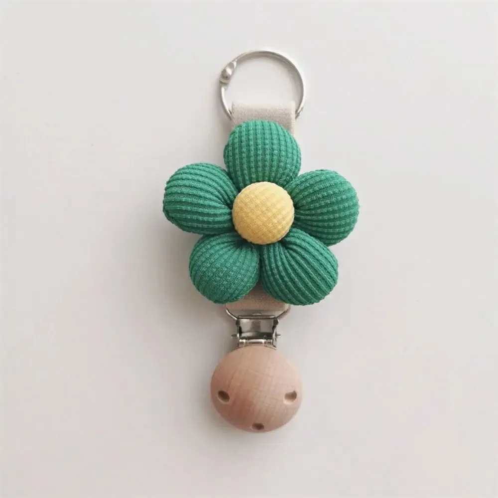 clip de chapeau à fleurs en coton anti-perte, clip en bois suspendu sur le sac, porte-chapeau de voyage, organisateur gadget por