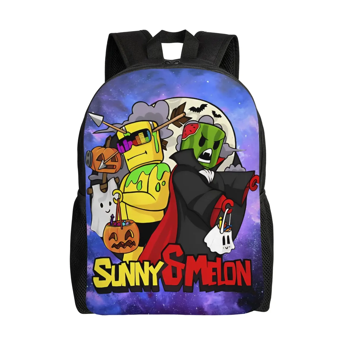 sac à dos sunny and melon pour adolescents, sacs à dos durables en polyester, sacs d'école élégants, sacs de voyage de haute qualité