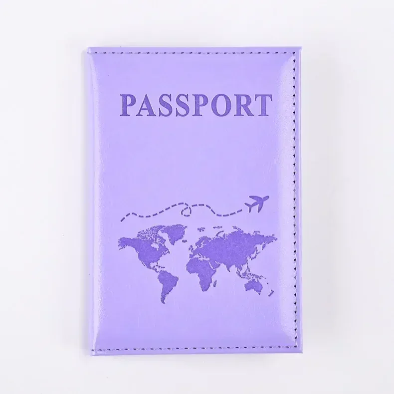 housse de passeport de voyage pour femmes et hommes, porte-passeport, étui pour cartes de crédit