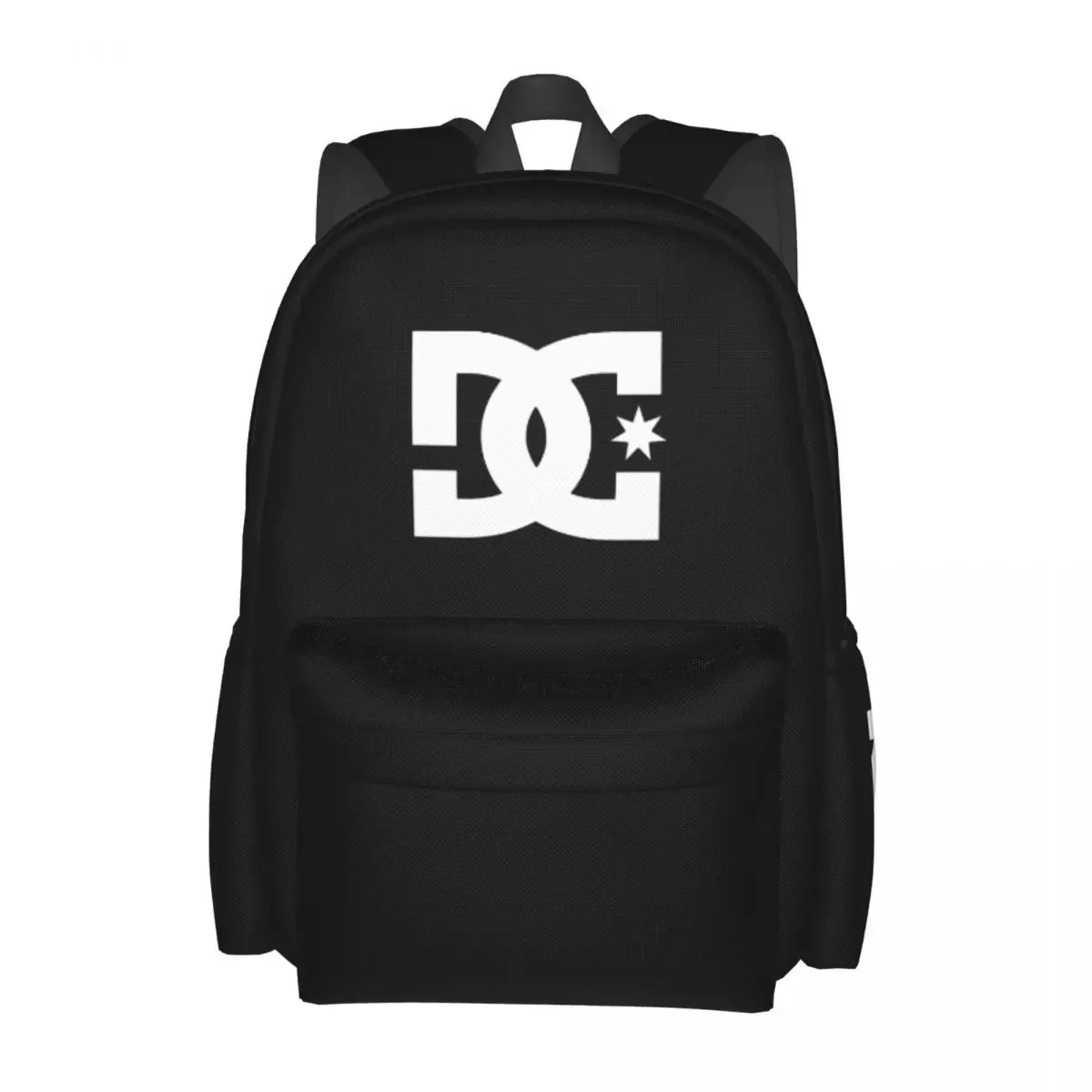 Sac Dos Polyester Noir Grand Capacité Usage Étudiant Voyage Journee Sport Activités Plein Air