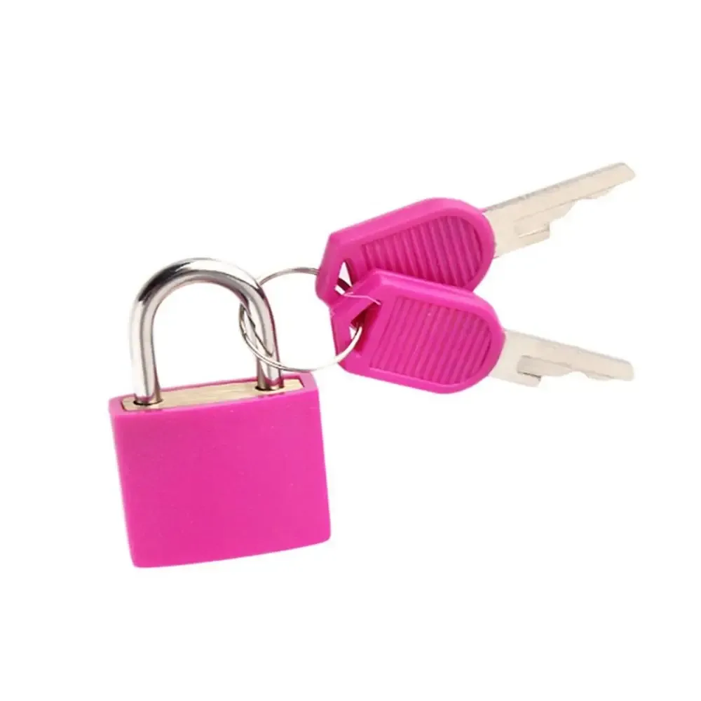 cadenas plastique métal coloré bleu kaki blanc violet rose vert gris rouge poignées clés voyage serrure tsa
