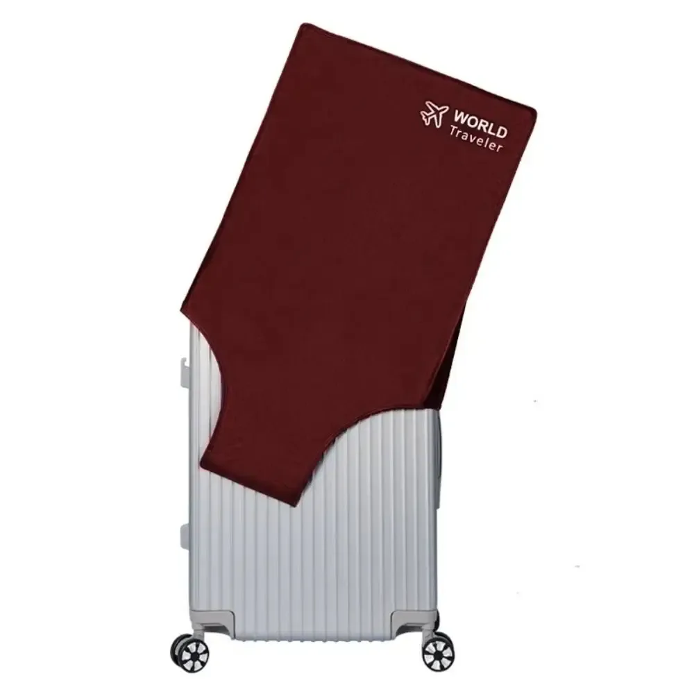 housse de protection pour bagages en tissu non tissé, valise épaisse, boîtier de chariot, résistant à l'usure, anti-poussière