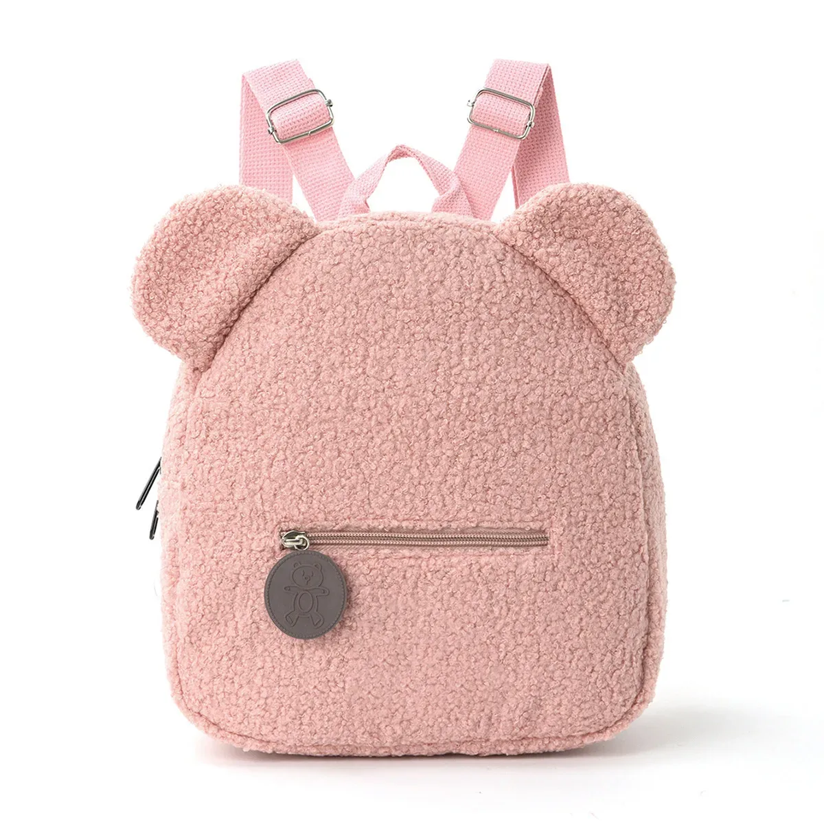 mode coupe jeune femme en peluche sac à dos 2025 nouvelle mode décontracté oreille ours dessin animé enfants sac à dos en plein air mini sacs