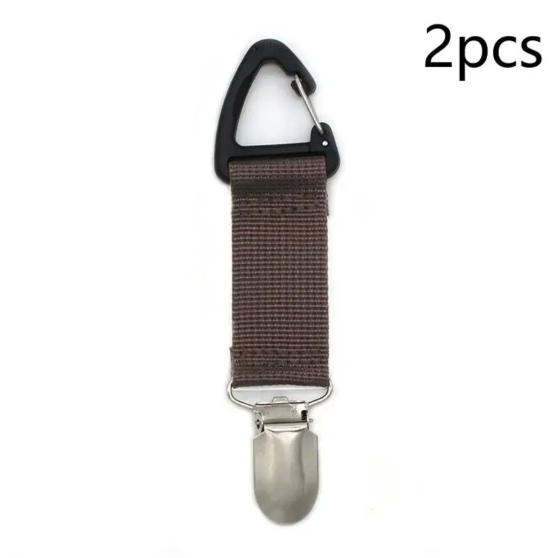 sangle nylon clip chapeau multicouleur activité plein air voyage pratique mains libres fixation stable