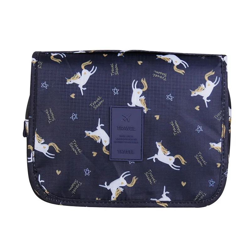 sac de maquillage de haute qualité pour femmes, sac à cosmétiques de voyage, crochet, organisateur de produits de toilette, rangement étanche, sac de lavage suspendu pour salle de bain