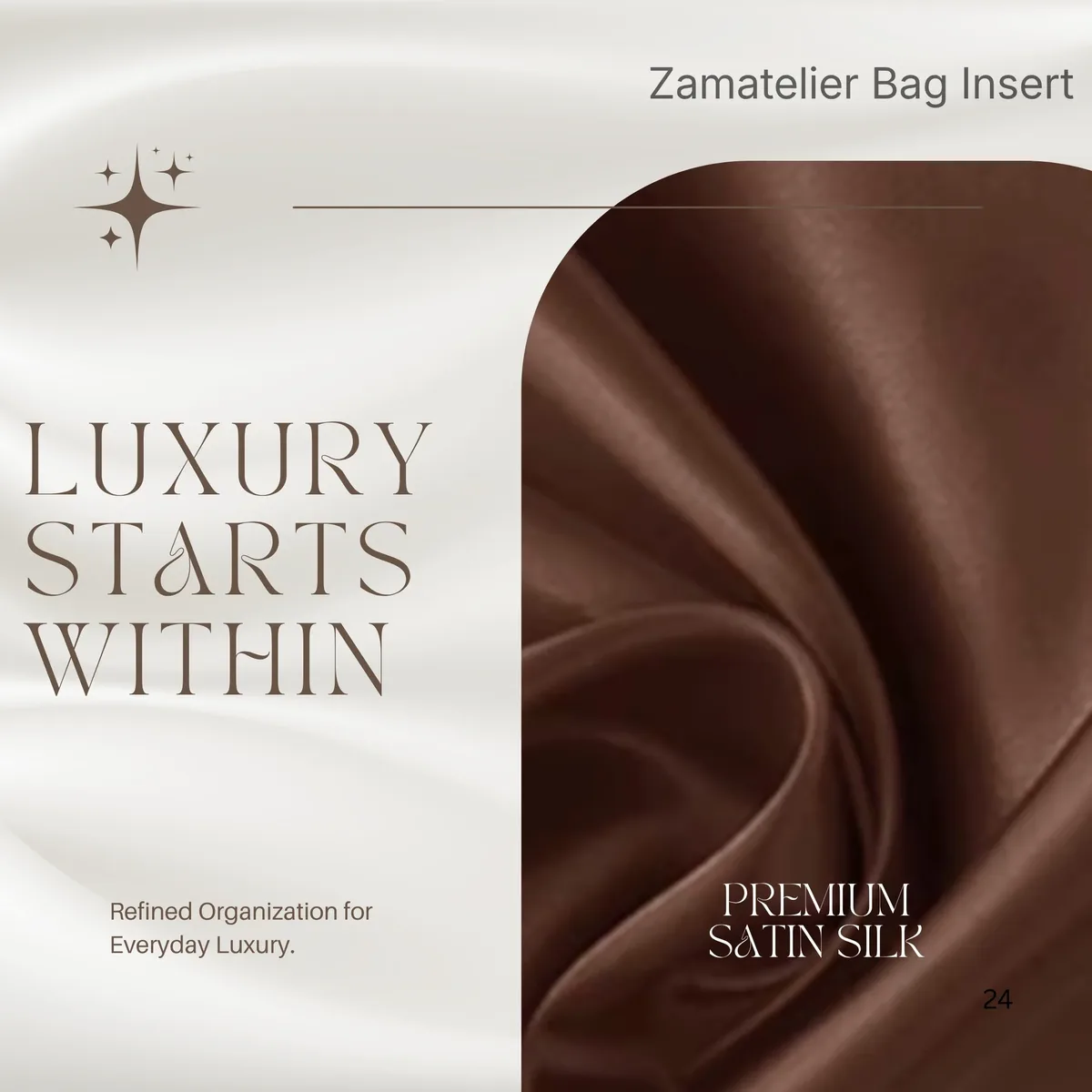 insert en soie sur mesure pour sac à bandoulière coach chelsea 30/36, organisateur de sac à main haut de gamme en satin, base de sac en satin pour maintenir la forme