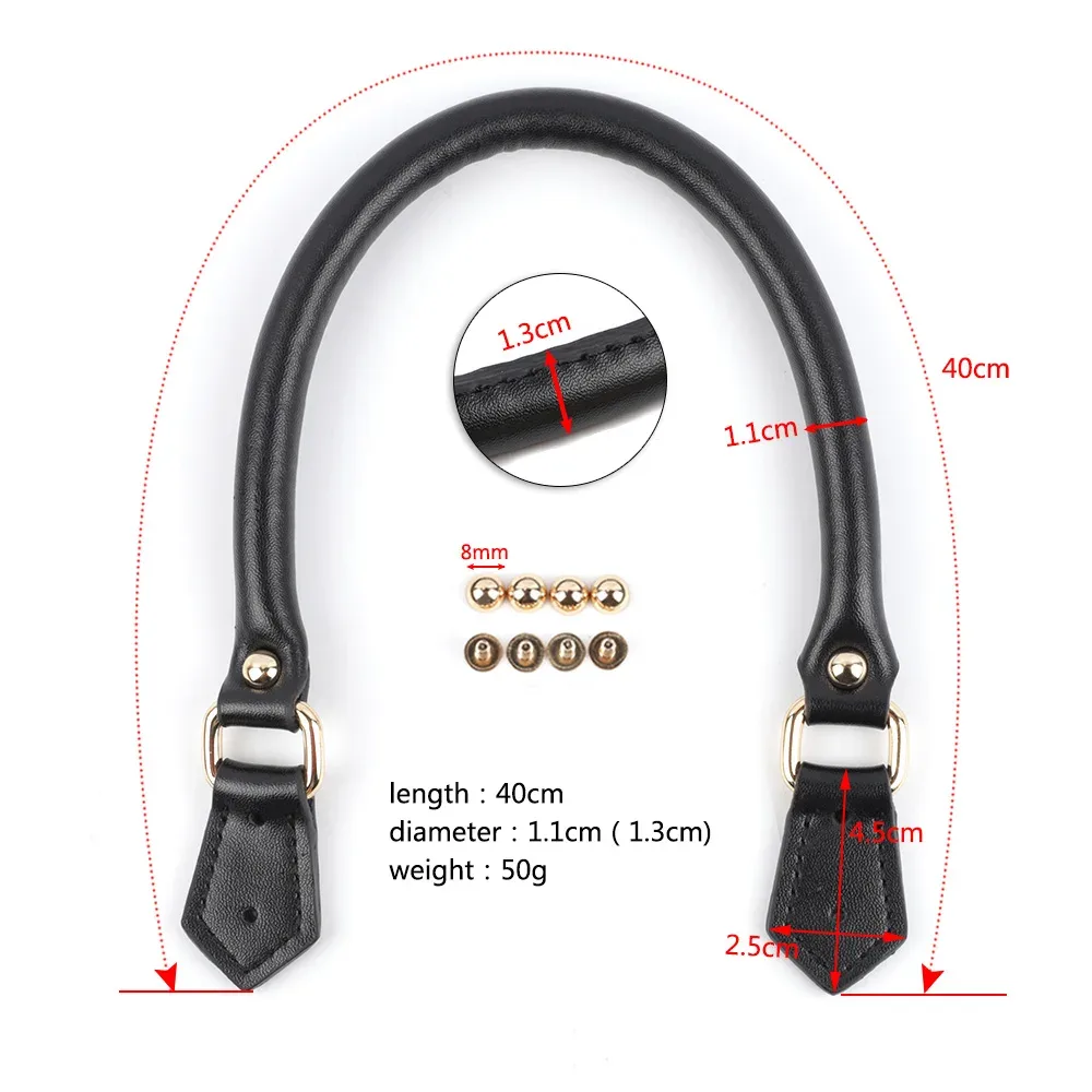 sangle de remplacement pour sac à main en cuir pour femme, sangle de sac fourre-tout bricolage, sangles initiées, ceinture de sac, accessoires faits à la main, foy, 40cm, 2 pièces