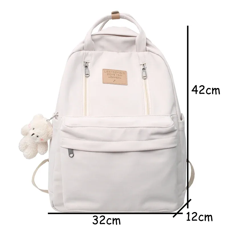 sac à dos à plusieurs poches pour femmes, sacs à dos étanches pour jeunes, adolescentes, sac initié à l'école féminine, haute qualité