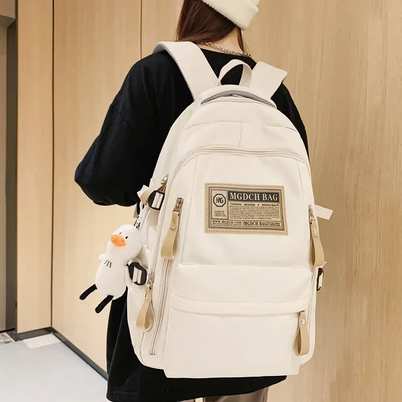 mode grand étudiant école sac à dos sac à dos filles garçons sac d'école haute capacité femmes sac à dos femme loisirs voyage mochila