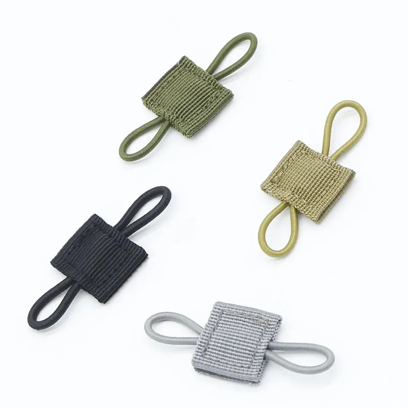 boucle de liaison d'antenne, système molle tactique d'extérieur, sac à dos, gilet, retenue de liaison fixe, accessoires de sac molle, 1 à 20 pièces