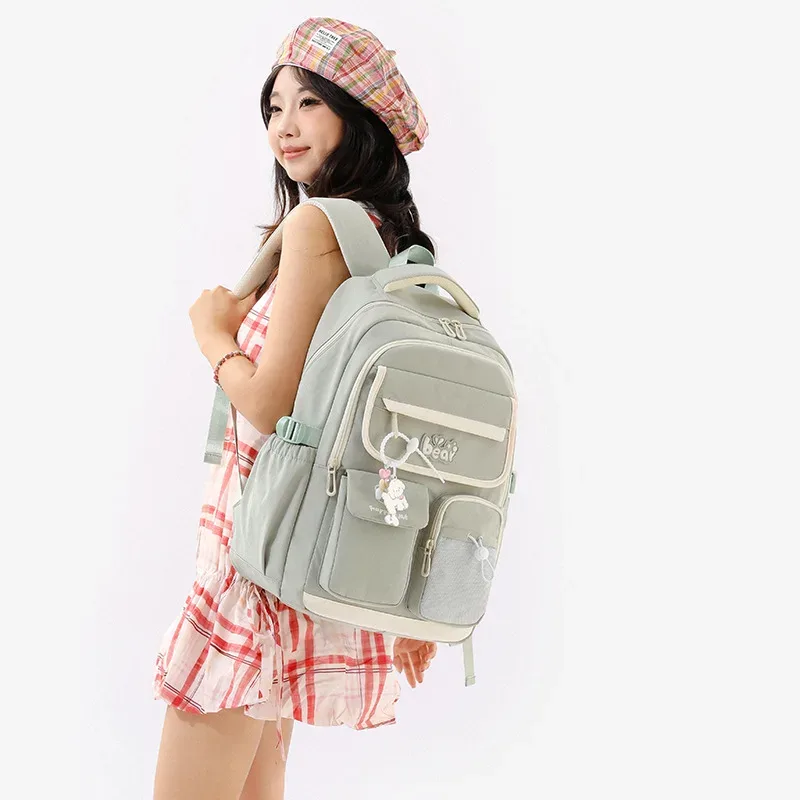 sac à dos scolaire tendance pour filles, sacs d'école pour adolescentes, sac à dos pour ordinateur portable, sac à dos de voyage décontracté, sac à livres, cartable pour enfants, imperméable