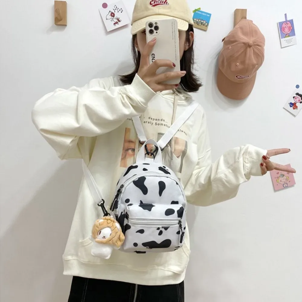 sac à dos drôle de tache de vache pour des femmes, mini sac à dos de mode, sac à dos décontracté, sac de voyage, sacs à main pour des femmes