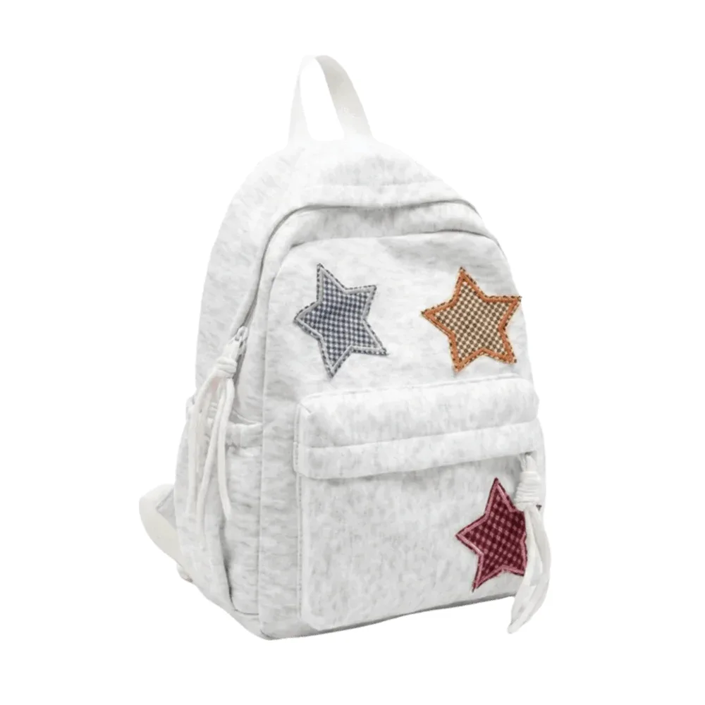 sac à dos portable en velours côtelé, tissu doux, grande capacité, sac à dos scolaire léger, sac de voyage à fermeture éclair.