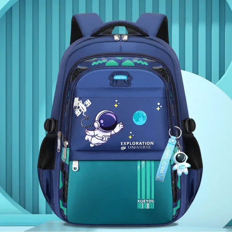 sacs à dos scolaires pour garçons, sac à bandoulière bagutte, protection dorsale pour enfants, léger, grande capacité, nouveau modèle astronaute, imperméable pour enfants