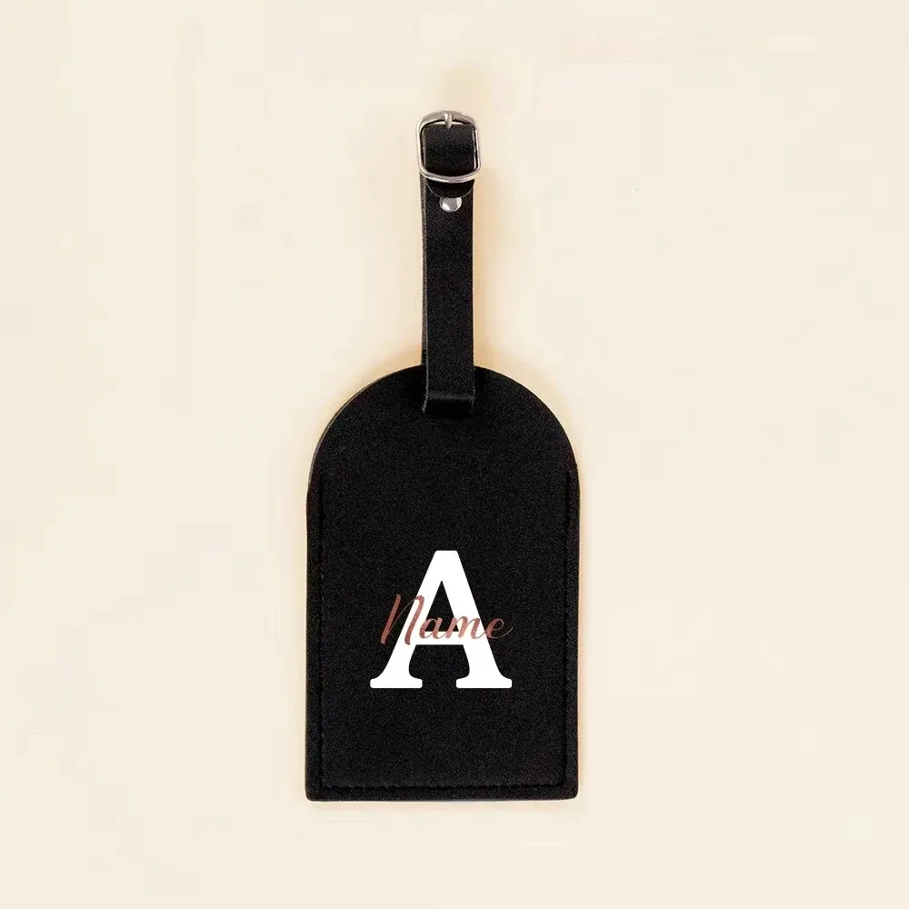 étiquette de bagage en cuir personnalisée avec nom, étiquette de valise, accessoire de voyage, cadeau de mariage pour demoiselle d'honneur et témoin