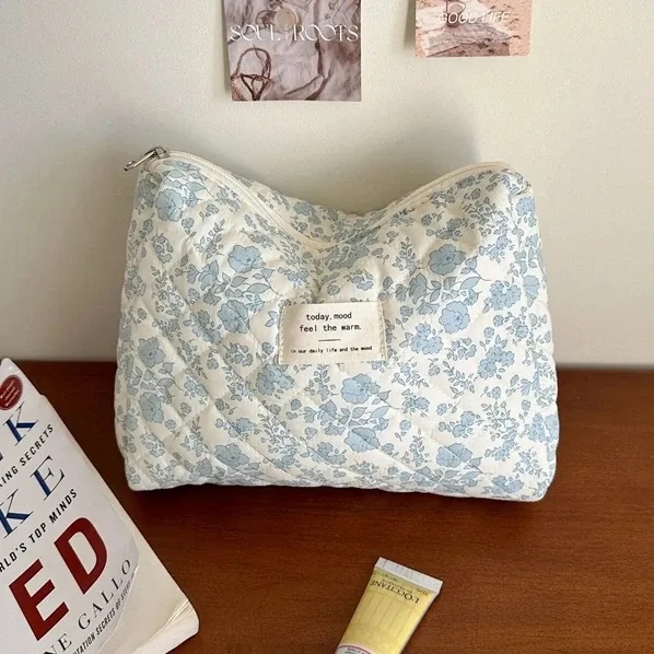sacs à cosmétiques de grande capacité pour femmes, étuis décontractés pour dames, petit sac de rangement avec fermeture éclair, pochette de voyage pour femme, petits sacs à main