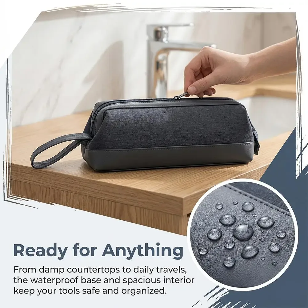 sac de transport pour sèche-cheveux en pu, organisateur de maquillage portable, sac de rangement étanche pour protection du sèche-cheveux, étui pour sèche-cheveux dyson