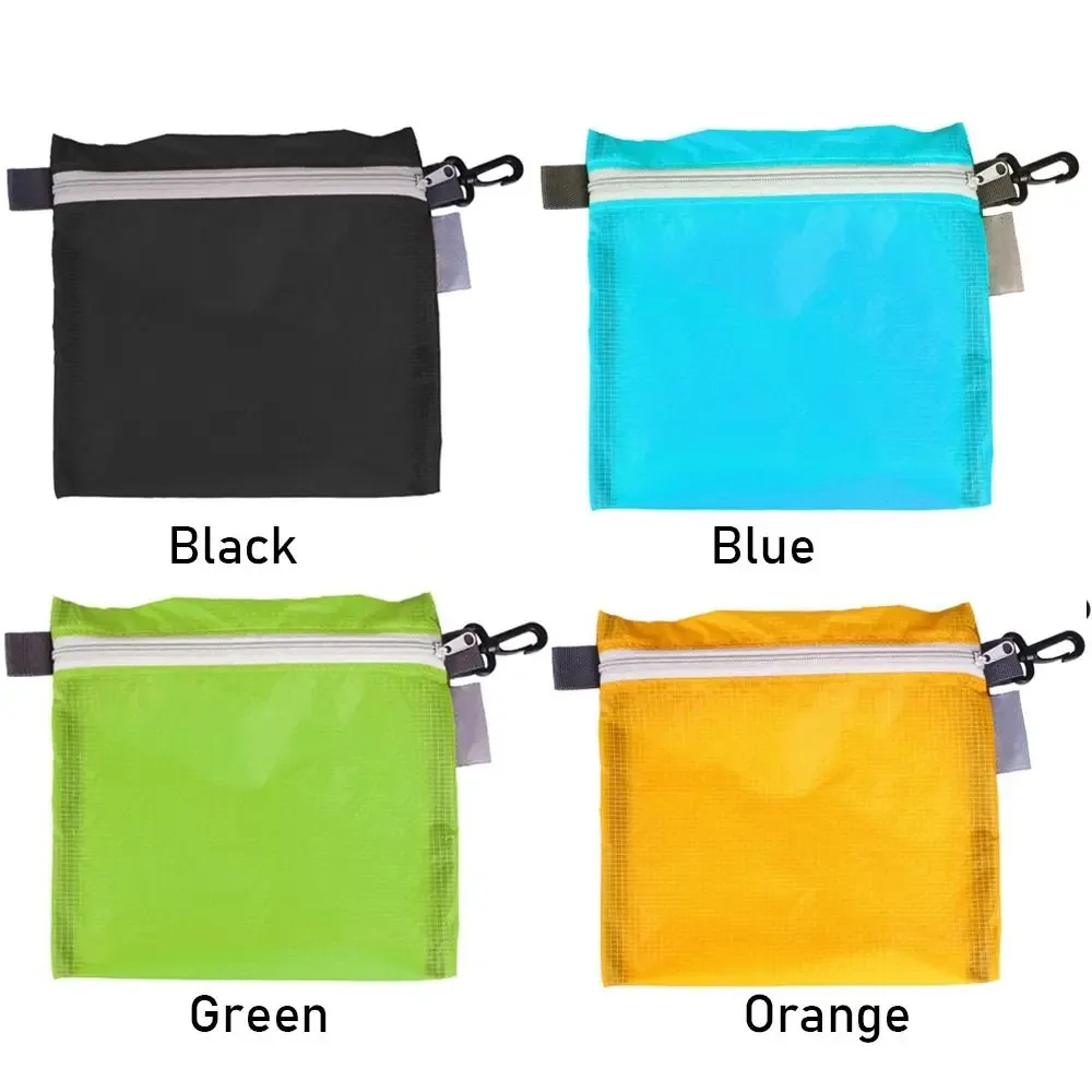 pochette de randonnée portable avec crochet, organisateur d'extérieur, housse de pluie pour sac à dos, trousse de toilette de voyage, sacs de natation imperméables