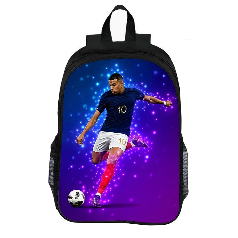 sac à dos de football grande capacité pour enfant, léger, idéal comme cadeau, sac à dos m-mbappé