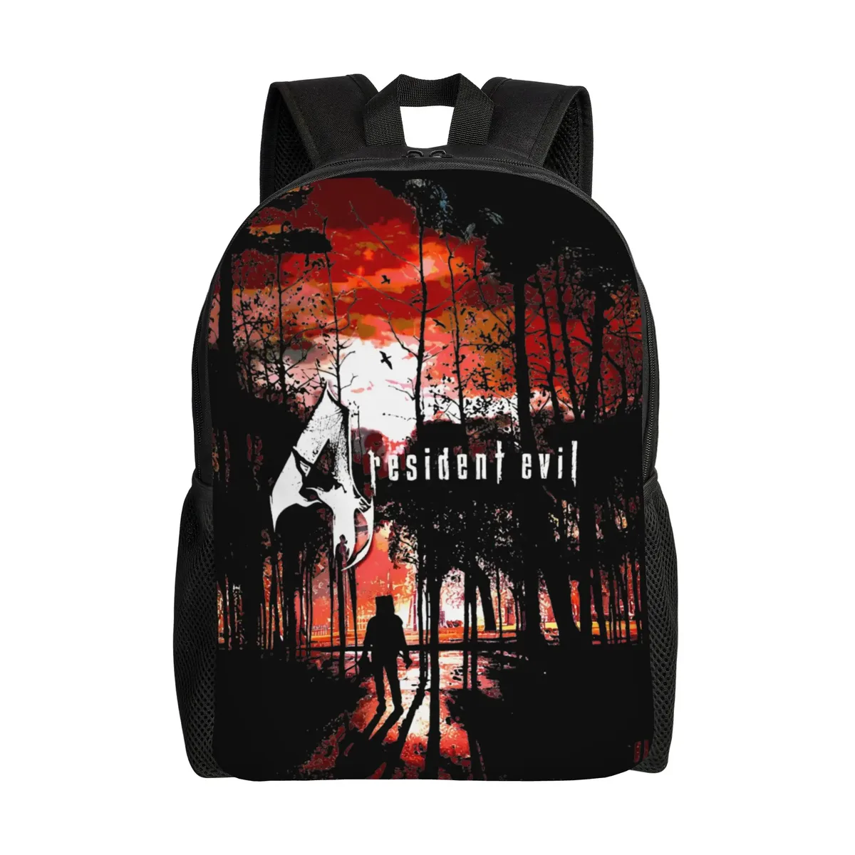 sac à dos décontracté umbrella corporation resident evil pour homme et femme, idéal pour le lycée, le travail, les activités de plein air et l'université