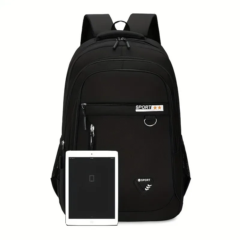 sac à dos pour ordinateur portable résistant à l'eau, grande capacité, multi-poches, sac à dos de sport oxford, sac à dos pour homme, étudiant, voyage, école, quotidien