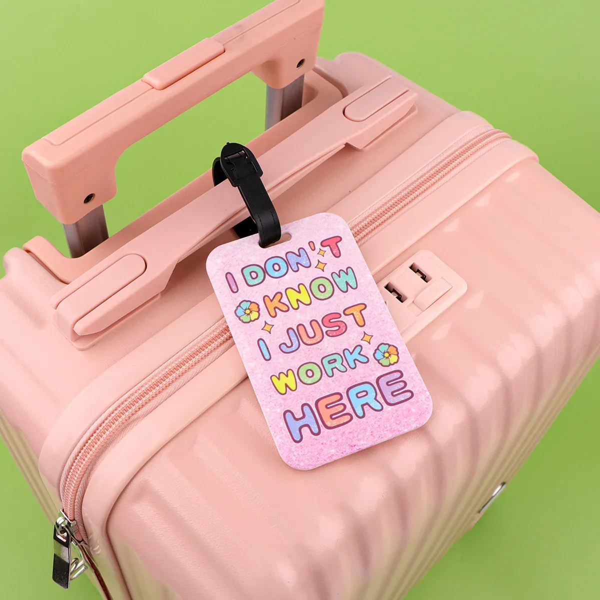 étiquettes de bagage de voyage de santé médicale valise vague art peinture id porte-adresse étiquettes d'embarquement de bagages accessoires d'étiquette portables