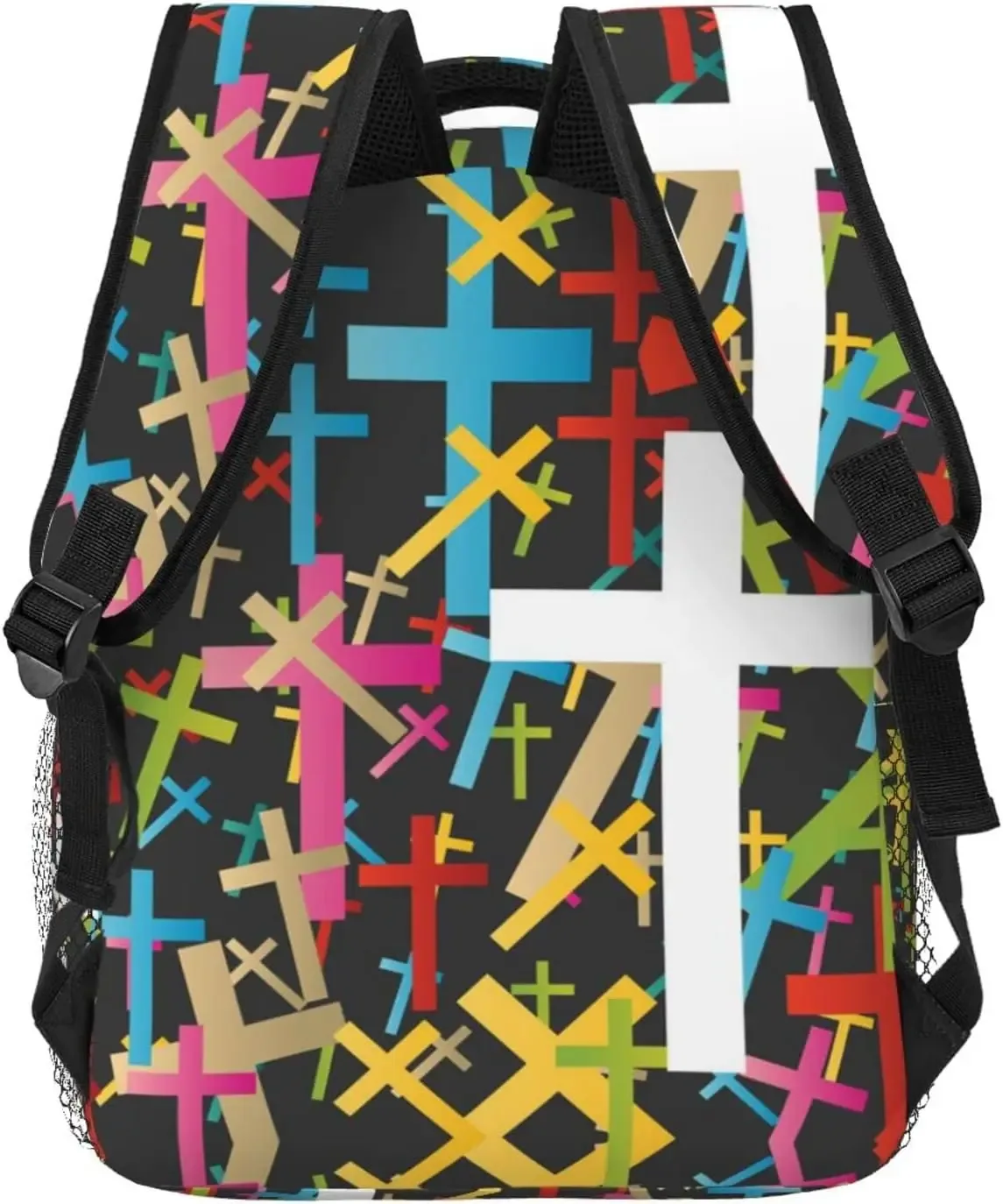 sac à dos en croix de jésus pour hommes et femmes, sac à livres léger, sac à dos pour ordinateur portable, voyage chrétien, mode